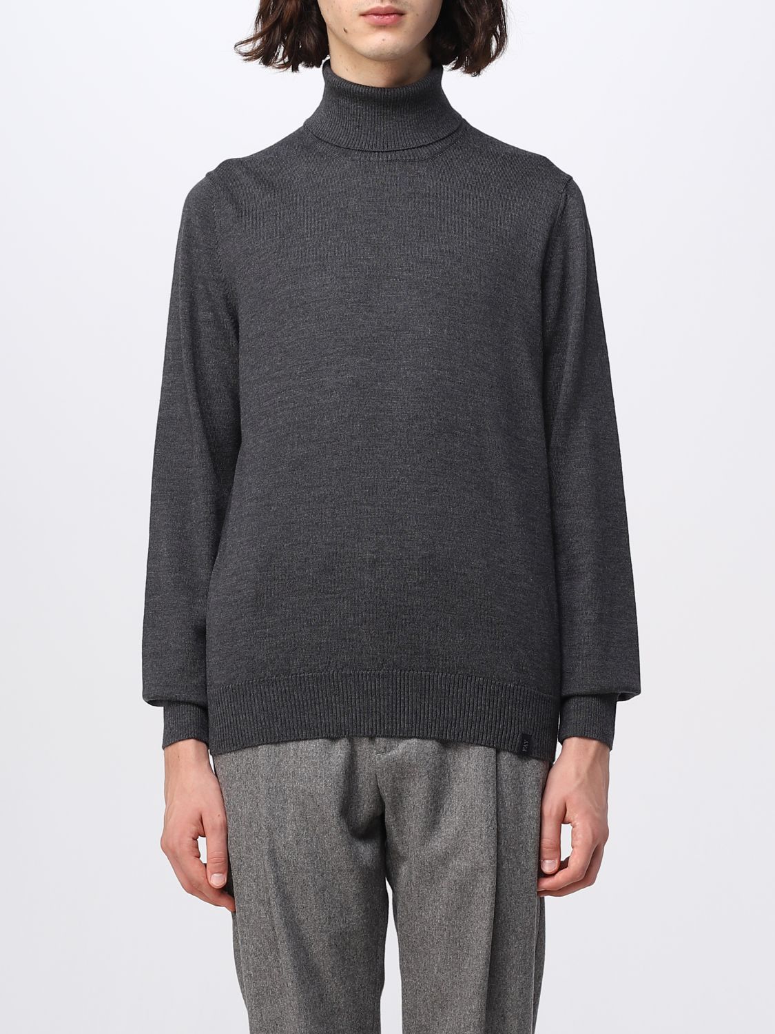 Pull couleur Anthracite 52 - Fay - Modalova