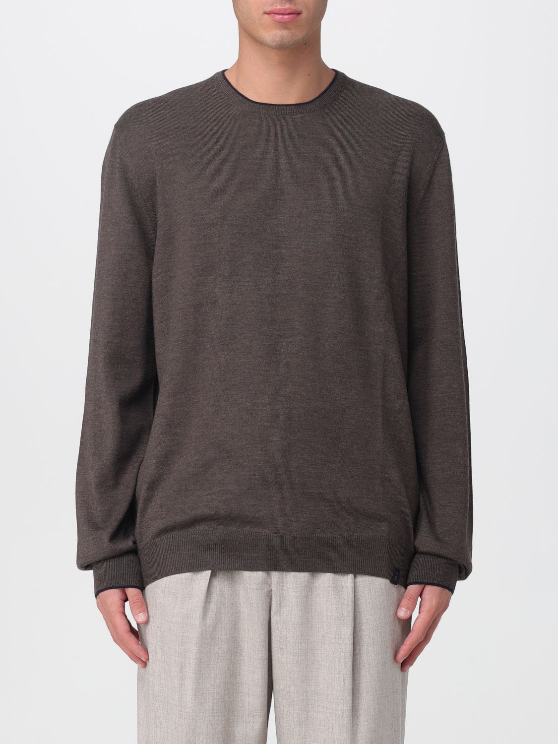 Pull FAY Homme couleur Brun 48 - Fay - Modalova