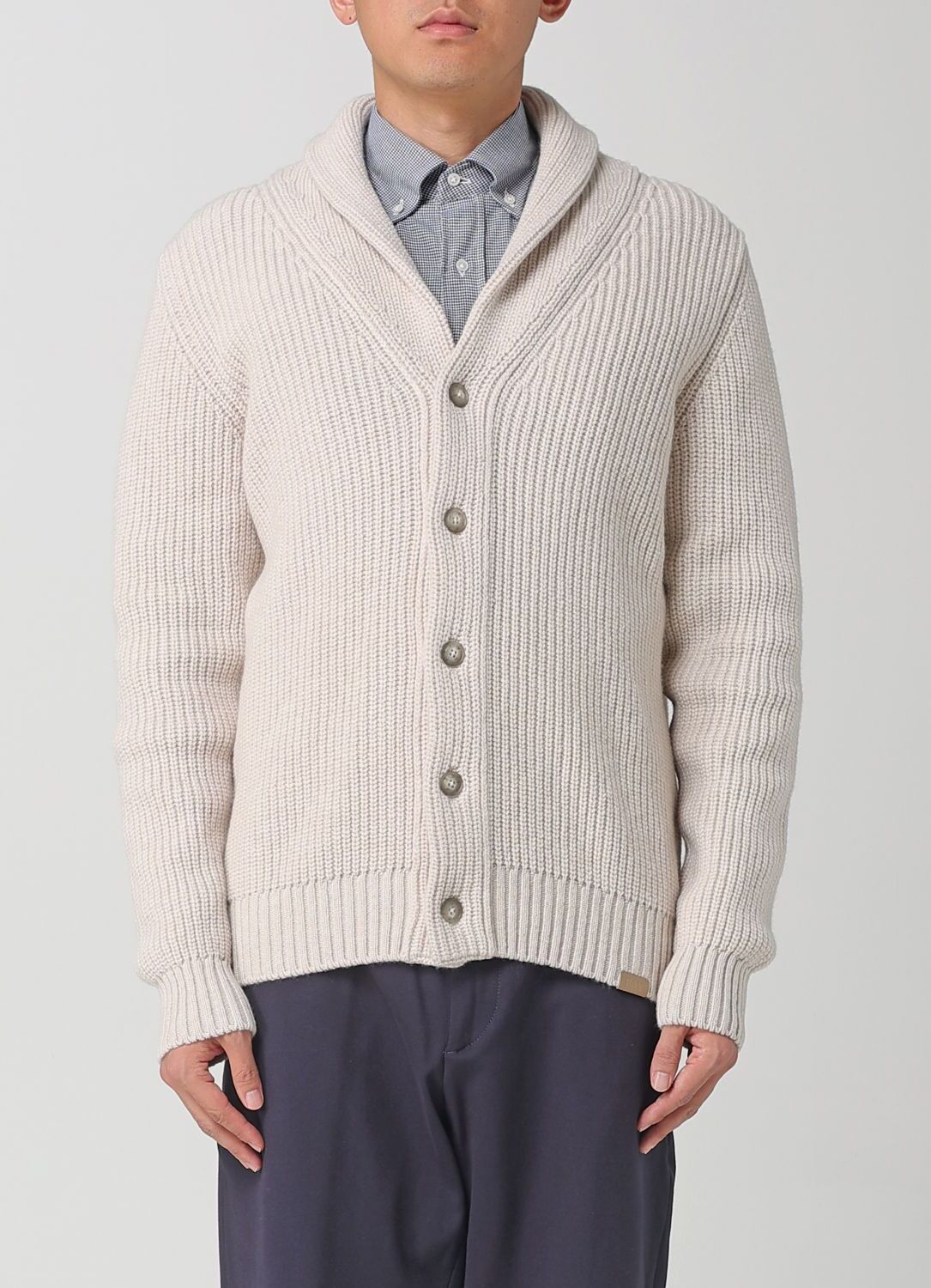 Pull couleur Jaune Crème 54 - Fay - Modalova