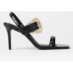 VERSACE JEANS COUTURE Sandales à Talons Femme couleur Noir 36 - Publicité VERSACE JEANS COUTURE Sandales à Talons Femme couleur Noir 36 - Publicité