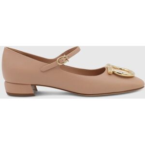 FERRAGAMO Ballerine Femme couleur Vin 4½ - Publicité FERRAGAMO Ballerine Femme couleur Vin 4½ - Publicité