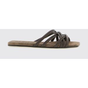 BRUNELLO CUCINELLI Sandales à Talons Femme couleur Marron 39 - Publicité BRUNELLO CUCINELLI Sandales à Talons Femme couleur Marron 39 - Publicité
