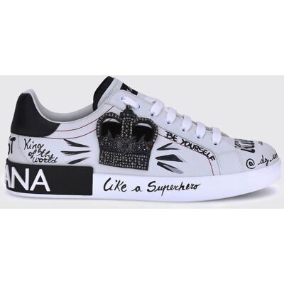 DOLCE & GABBANA Baskets Homme couleur Blanc 44 - Publicité DOLCE & GABBANA Baskets Homme couleur Blanc 44 - Publicité