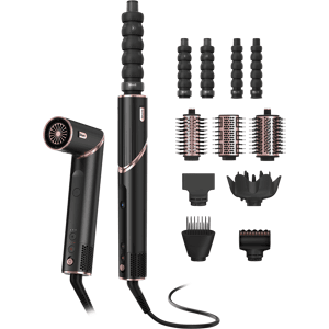 Multi-Styler et Sèche-Cheveux Shark FlexStyle sur-mesure Noir - 3 accessoires au choix Noir HD400SLEU par SharkNinja