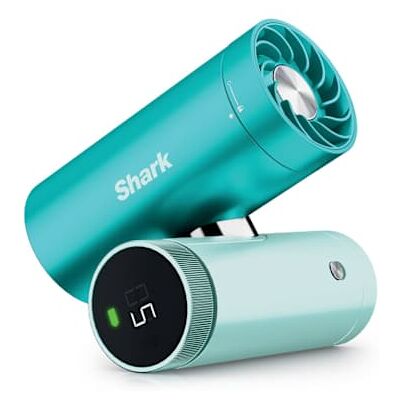 Ventilateur portable 3-en-1, brumisateur et plaque refroidissante Shark ChillPill - Turquoise Turquoise FA022EUBL par SharkNinja - Publicité Ventilateur portable 3-en-1, brumisateur et plaque refroidissante Shark ChillPill - Turquoise Turquoise FA022EUBL par SharkNinja - Publicité