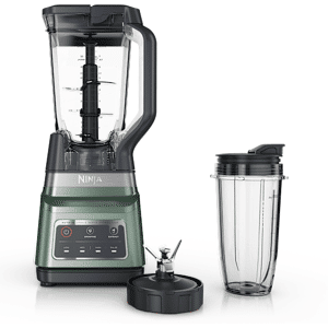 Blender 2-en-1 Ninja 1 200 W avec pichet 2,1 L et technologie Auto-iQ - Olive Vert olive BN750EUGN1BRN par SharkNinja