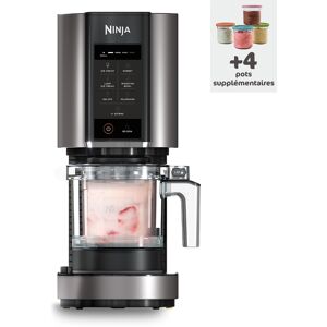 Pack Machine à glace Ninja CREAMi 7-en-1 et 6 pots NC300POT4 par SharkNinja