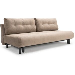 INNOVATION LIVING Canapé convertible NABLI 140x200cm Tissu Cordufine Beige - Publicité INNOVATION LIVING Canapé convertible NABLI 140x200cm Tissu Cordufine Beige - Publicité