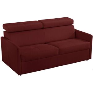ITALIAN SPIRIT Canapé 3-4 places PARIS en microfibre bordeaux couchage 160cm express sommier lattes matelas 16 cm - Publicité ITALIAN SPIRIT Canapé 3-4 places PARIS en microfibre bordeaux couchage 160cm express sommier lattes matelas 16 cm - Publicité