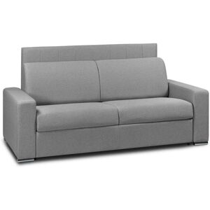 ITALIAN SPIRIT Canapé lit CanapExpress lattes matelas mémory 22cm tête de lit intégrée tweed gris silex - Publicité ITALIAN SPIRIT Canapé lit CanapExpress lattes matelas mémory 22cm tête de lit intégrée tweed gris silex - Publicité