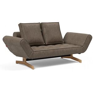 INNOVATION LIVING Canapé design GHIA WOOD convertible 80x210 cm tissu Esina Cedar Brown - Publicité INNOVATION LIVING Canapé design GHIA WOOD convertible 80x210 cm tissu Esina Cedar Brown - Publicité