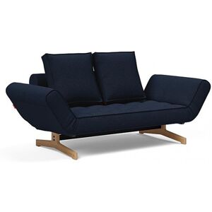 INNOVATION LIVING Canapé design GHIA WOOD convertible 80x210 cm tissu Mixed Dance Blue - Publicité INNOVATION LIVING Canapé design GHIA WOOD convertible 80x210 cm tissu Mixed Dance Blue - Publicité