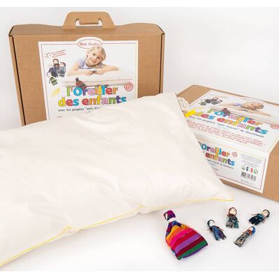 MILLE OREILLERS Oreiller des enfants moelleux en laine vierge 40 x 60 cm - Publicité MILLE OREILLERS Oreiller des enfants moelleux en laine vierge 40 x 60 cm - Publicité
