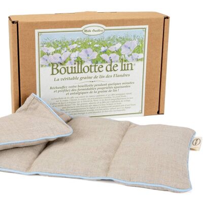 MILLE OREILLERS Bouillotte lin classique - Publicité MILLE OREILLERS Bouillotte lin classique - Publicité