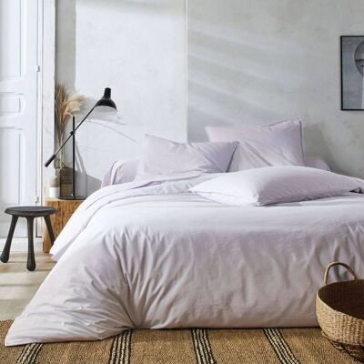 BLANC DES VOSGES Drap percale lavée Bohème Perle 240 x 300 cm - Publicité BLANC DES VOSGES Drap percale lavée Bohème Perle 240 x 300 cm - Publicité