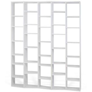 Bibliothèque Valsa Blanche de TemaHome - 224cm x 181cm x 34cm - Bois - Publicité Bibliothèque Valsa Blanche de TemaHome - 224cm x 181cm x 34cm - Bois - Publicité