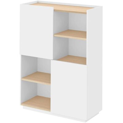 Temahome Nina Blanc Buffet Moderne - Meuble de Rangement - Publicité Temahome Nina Blanc Buffet Moderne - Meuble de Rangement - Publicité