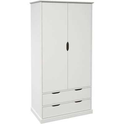 CAMIF Armoire 2 portes 2 tirois bois Théa - Publicité CAMIF Armoire 2 portes 2 tirois bois Théa - Publicité