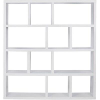 CAMIF Bibliothèque 4 niveaux L150 cm Texas Blanc - Publicité CAMIF Bibliothèque 4 niveaux L150 cm Texas Blanc - Publicité