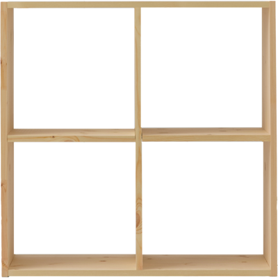 CAMIF Etagère bois massif 2x2 cases Elio - Publicité CAMIF Etagère bois massif 2x2 cases Elio - Publicité