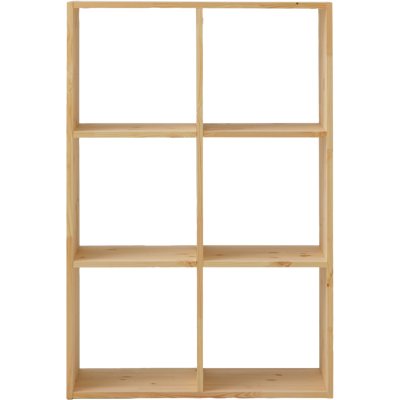 CAMIF Etagère bois massif 2x3 cases Elio - Publicité CAMIF Etagère bois massif 2x3 cases Elio - Publicité