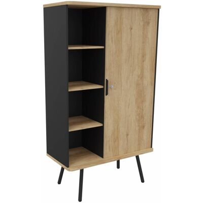 BURONOMIC Armoire 1 porte et 3 tablettes Alto - Publicité BURONOMIC Armoire 1 porte et 3 tablettes Alto - Publicité