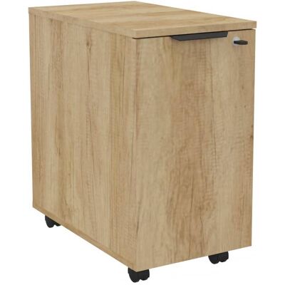 BURONOMIC Caisson mobile avec tiroirs AltO Décor Chêne Nebraska - Publicité BURONOMIC Caisson mobile avec tiroirs AltO Décor Chêne Nebraska - Publicité