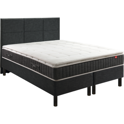 EPEDA Ensemble Boxspring Enchanteur Gris 2 x 100 x 200 cm - Publicité EPEDA Ensemble Boxspring Enchanteur Gris 2 x 100 x 200 cm - Publicité
