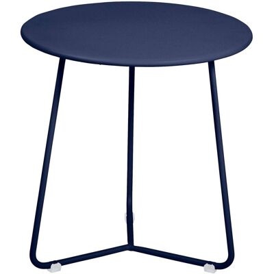 FERMOB Table Basse Ronde Ø34,5 cm Cocotte en Acier Bleu Abysse - Publicité FERMOB Table Basse Ronde Ø34,5 cm Cocotte en Acier Bleu Abysse - Publicité