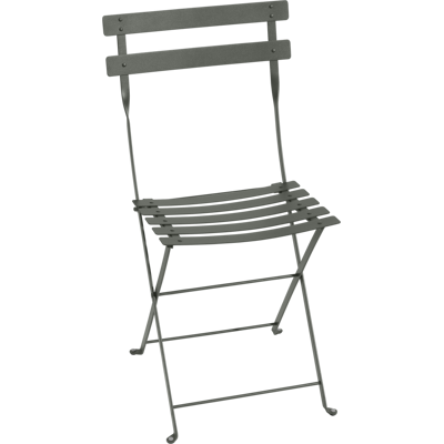 FERMOB Lot de 2 Chaises Pliantes Bistro Métal en Acier Romarin - Publicité FERMOB Lot de 2 Chaises Pliantes Bistro Métal en Acier Romarin - Publicité