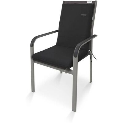 Doppler Coussins de Chaise Nature en Tissus Recyclé Gris Anthracite - Publicité Doppler Coussins de Chaise Nature en Tissus Recyclé Gris Anthracite - Publicité