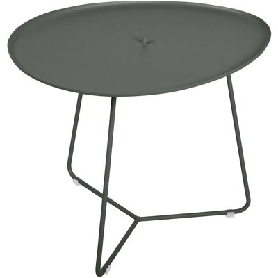 FERMOB Table Basse Plateau Amovible Cocotte en Acier et Aluminium Romarin - Publicité FERMOB Table Basse Plateau Amovible Cocotte en Acier et Aluminium Romarin - Publicité