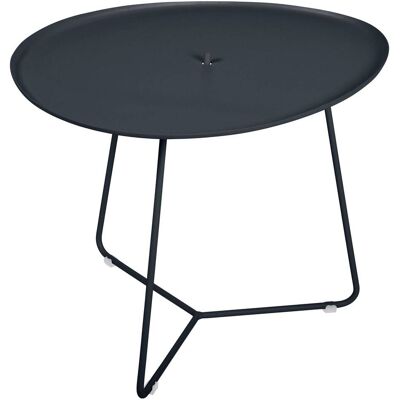 FERMOB Table Basse Plateau Amovible Cocotte en Acier et Aluminium Carbone - Publicité FERMOB Table Basse Plateau Amovible Cocotte en Acier et Aluminium Carbone - Publicité