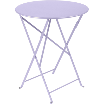Fermob - Table pliante Bistro ronde - beige - Ø 60 cm - Publicité Fermob - Table pliante Bistro ronde - beige - Ø 60 cm - Publicité