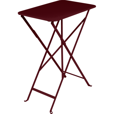 Fermob - Table Bistro Pliant Rectangle - Cerise Noire - Publicité Fermob - Table Bistro Pliant Rectangle - Cerise Noire - Publicité