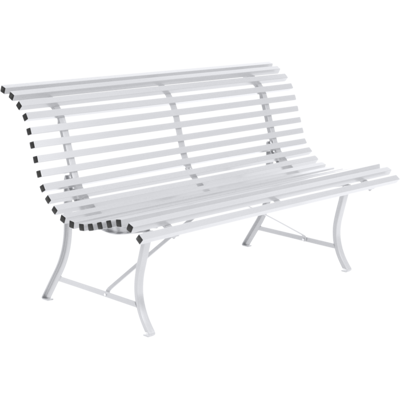 Banque de jardin Louisiane de Fermob - Acier, Blanc, 150 cm - Banc de jardin - Publicité Banque de jardin Louisiane de Fermob - Acier, Blanc, 150 cm - Banc de jardin - Publicité