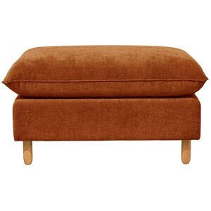 CAMIF Repose-pieds tissu chenillé Portimo Ocre - Publicité CAMIF Repose-pieds tissu chenillé Portimo Ocre - Publicité