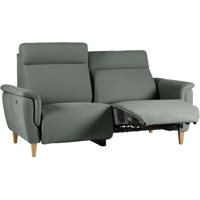 CAMIF Canapé relax electrique coton lin Bergen Ardoise - Publicité CAMIF Canapé relax electrique coton lin Bergen Ardoise - Publicité