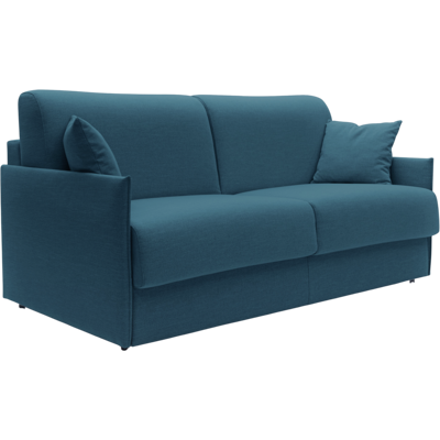 CAMIF Canapé convertible tissu recyclé déhoussable Arthur Bleu Canard - Publicité CAMIF Canapé convertible tissu recyclé déhoussable Arthur Bleu Canard - Publicité