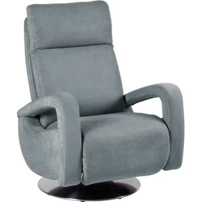 CAMIF Fauteuil relax tissu recyclé Buxy Bleu Grisé - Publicité CAMIF Fauteuil relax tissu recyclé Buxy Bleu Grisé - Publicité