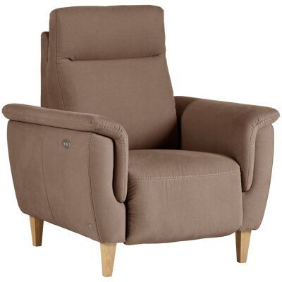 CAMIF Fauteuil relax electrique tissu coton lin Bergen Vison - Publicité CAMIF Fauteuil relax electrique tissu coton lin Bergen Vison - Publicité