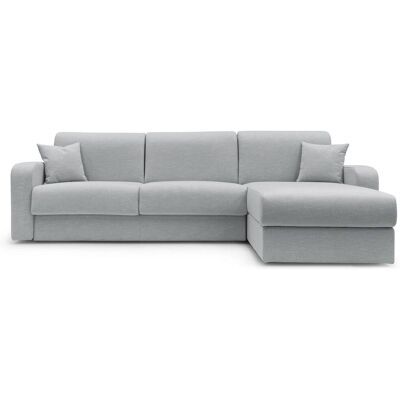 CAMIF Canapé d'angle convertible et réversible tissu recyclé déhoussable Alizée Gris Clair - Publicité CAMIF Canapé d'angle convertible et réversible tissu recyclé déhoussable Alizée Gris Clair - Publicité