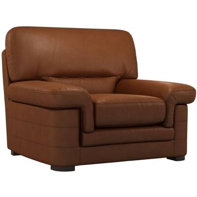 CAMIF Fauteuil cuir Melbourne Cognac - Publicité CAMIF Fauteuil cuir Melbourne Cognac - Publicité