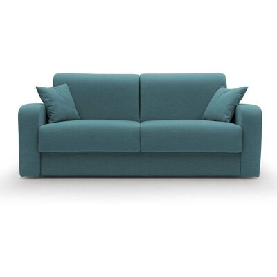 CAMIF Canapé convertible tissu recyclé déhoussable Alizée Bleu Canard - Publicité CAMIF Canapé convertible tissu recyclé déhoussable Alizée Bleu Canard - Publicité