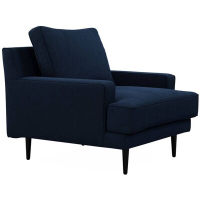 CAMIF Fauteuil velours Oscar Bleu - Publicité CAMIF Fauteuil velours Oscar Bleu - Publicité