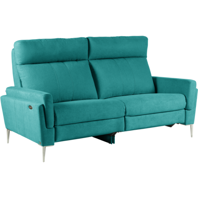 CAMIF Canapé relax électrique tissu Boston Bleu Pétrole - Publicité CAMIF Canapé relax électrique tissu Boston Bleu Pétrole - Publicité