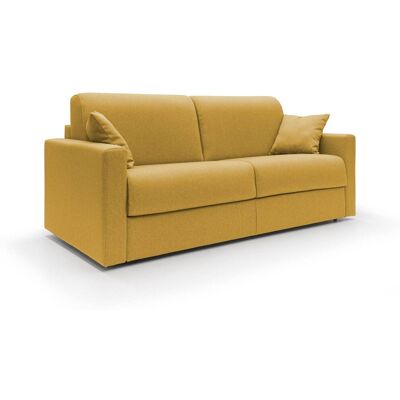 CAMIF Canapé tissu déhoussable Aubin Moutarde - Publicité CAMIF Canapé tissu déhoussable Aubin Moutarde - Publicité