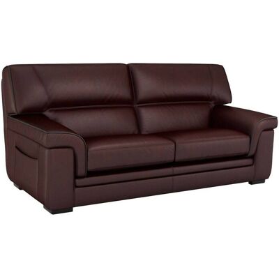 CAMIF Canapé cuir Valentina Marron Foncé - Publicité CAMIF Canapé cuir Valentina Marron Foncé - Publicité