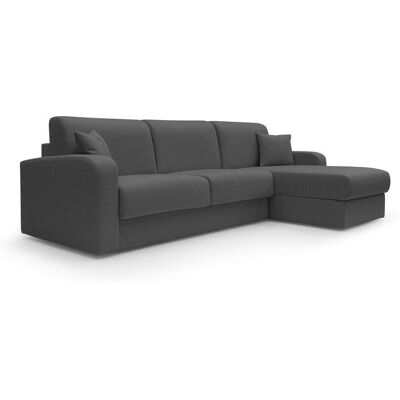 CAMIF Canapé d'angle convertible et réversible tissu recyclé déhoussable Alizée Anthracite - Publicité CAMIF Canapé d'angle convertible et réversible tissu recyclé déhoussable Alizée Anthracite - Publicité