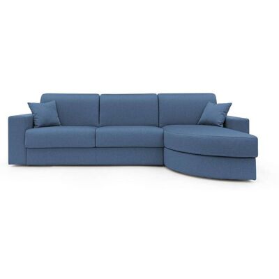 CAMIF Canapé d'angle convertible tissu déhoussable Aubin Bleu - Publicité CAMIF Canapé d'angle convertible tissu déhoussable Aubin Bleu - Publicité
